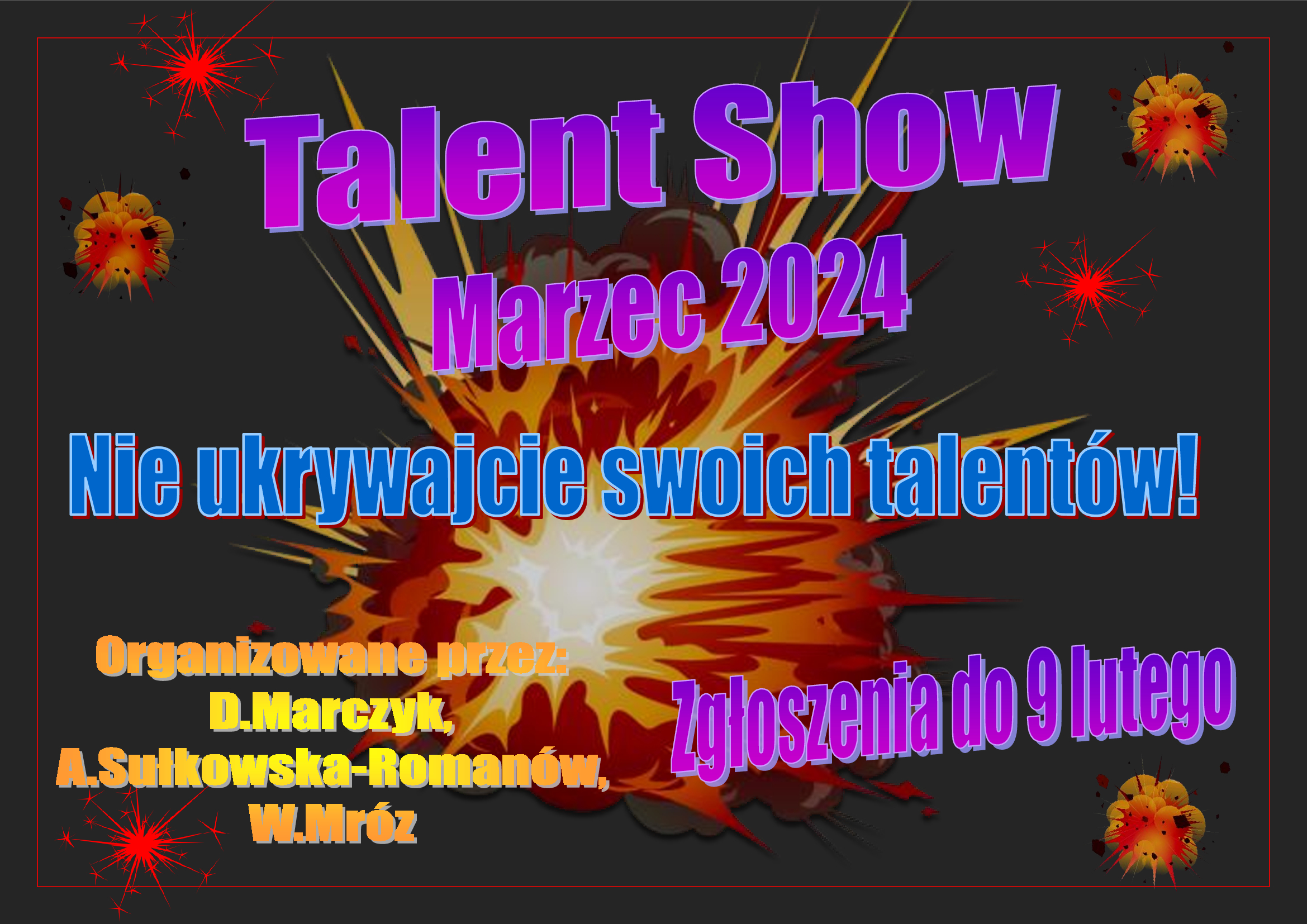 UWAGA - DZIEŃ TALENTÓW w naszej szkole