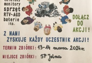 DBAMY O NASZE ŚRODOWISKO - AKCJA „WSZYSTKIE DZIECI ZBIERAJĄ EELEKTROŚMIECI”