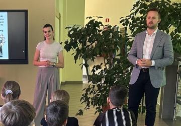 SPOTKANIE Z RADNĄ MŁODZIEŻOWEJ RADY GMINY I WÓJTEM GMINY